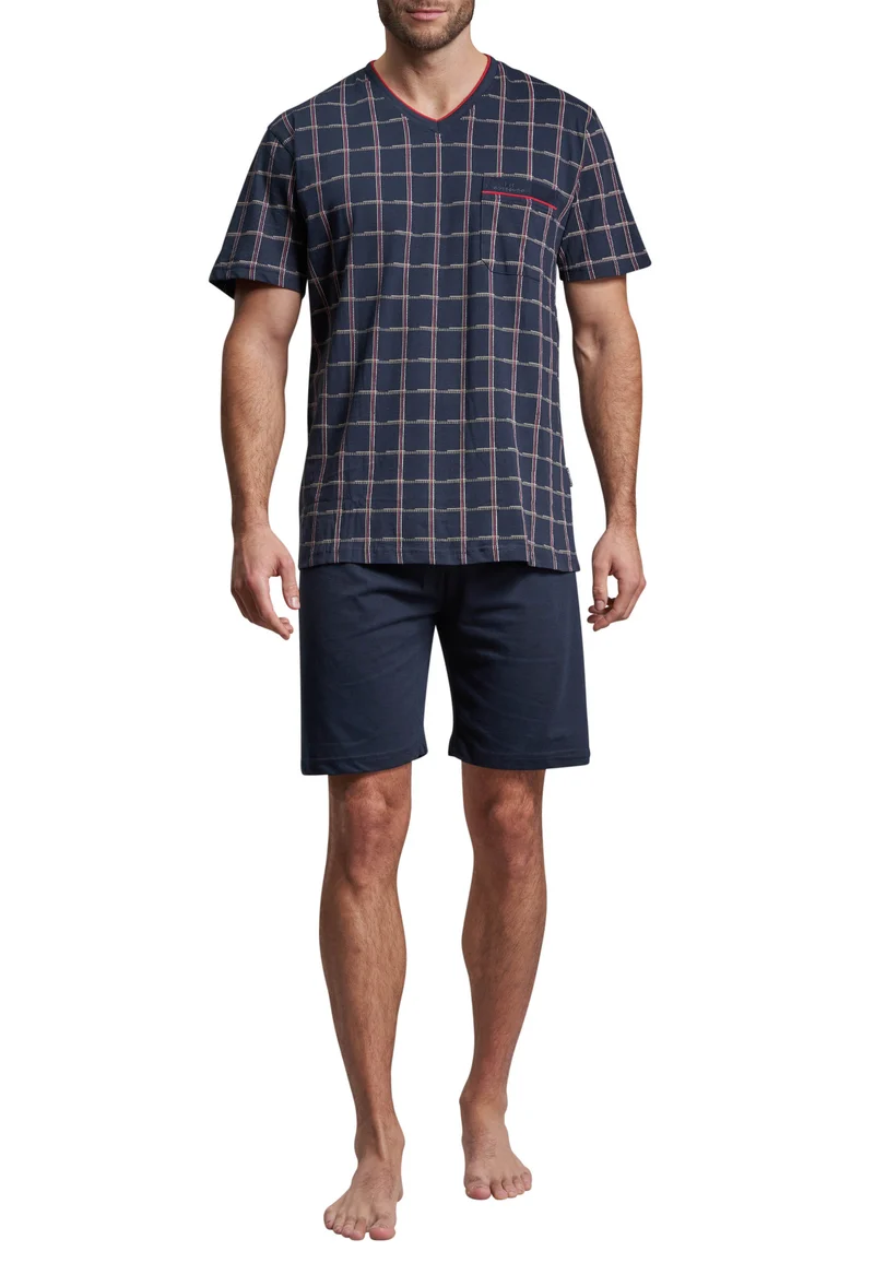 GÖTZBURG Shorty, V-Ausschnitt Navy