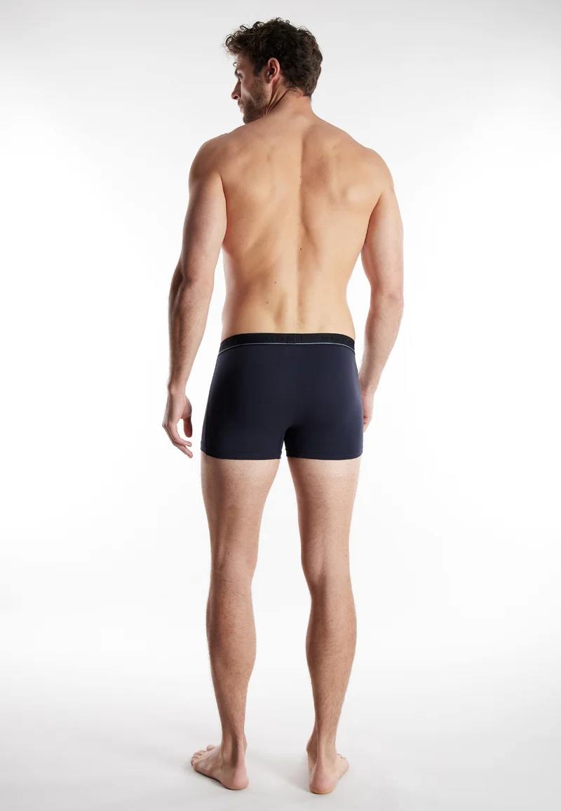 BUGATTI Pants, 2er Pack blau-dunkel-uni