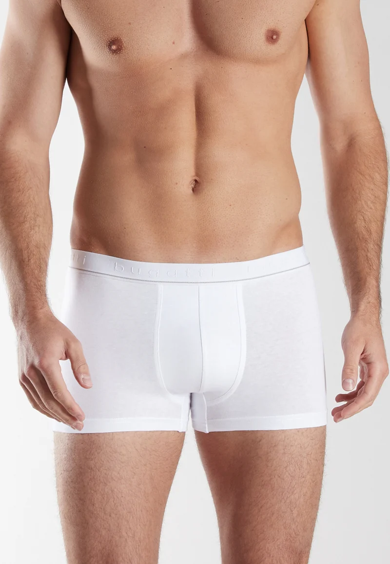 BUGATTI Pants, 2er Pack weiß-hell-uni
