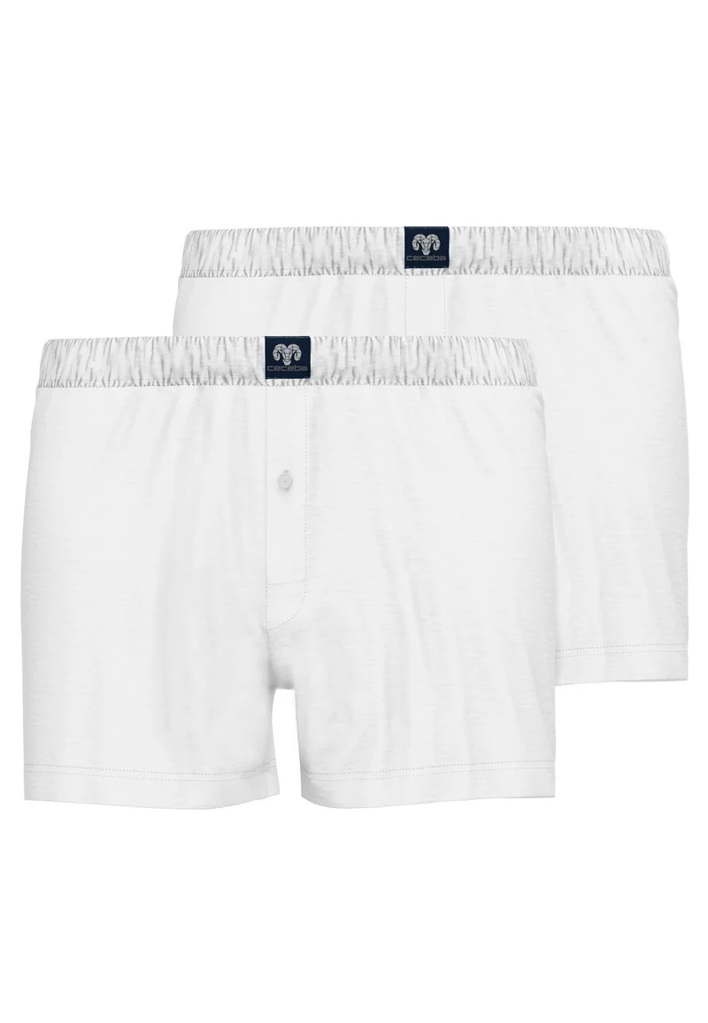 CECEBA Shorts 2er Pack weiss