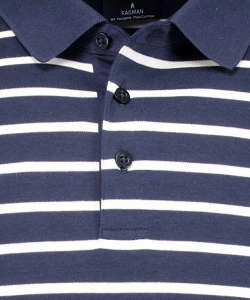 Pima Poloshirt mit Bund
