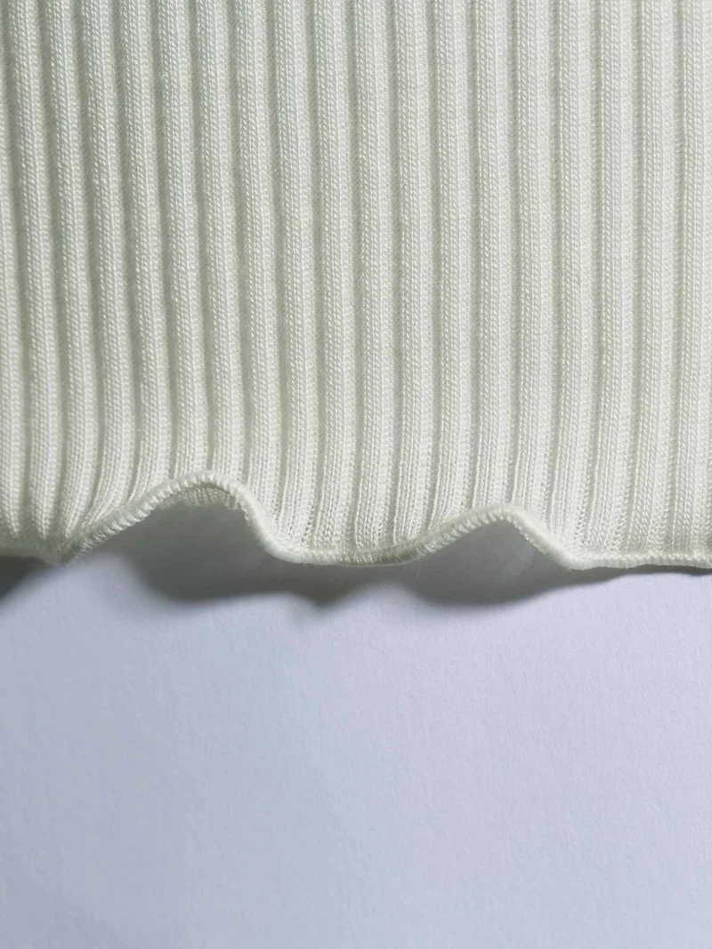 Langarm-Shirt mit Turtleneck-Kragen WOOL AND SILK