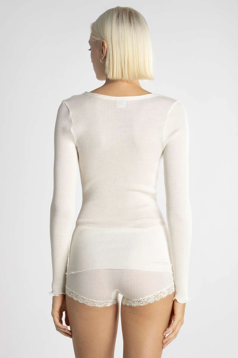 Langarm-Shirt WOOL AND SILK