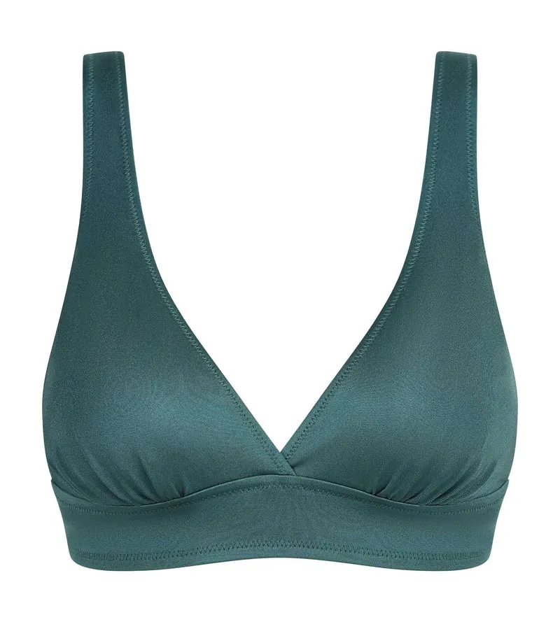 Bandeau-Oberteil für Damen von Dim Swimwear in Smaragdgrün