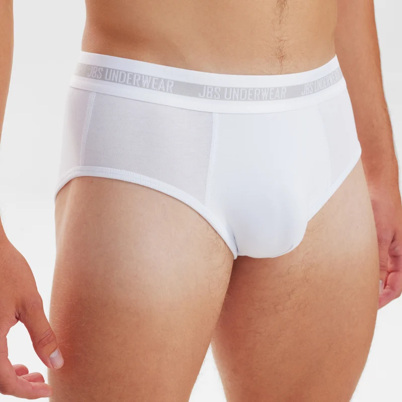 3er-Pack Herren-Slips aus weißem Bambus