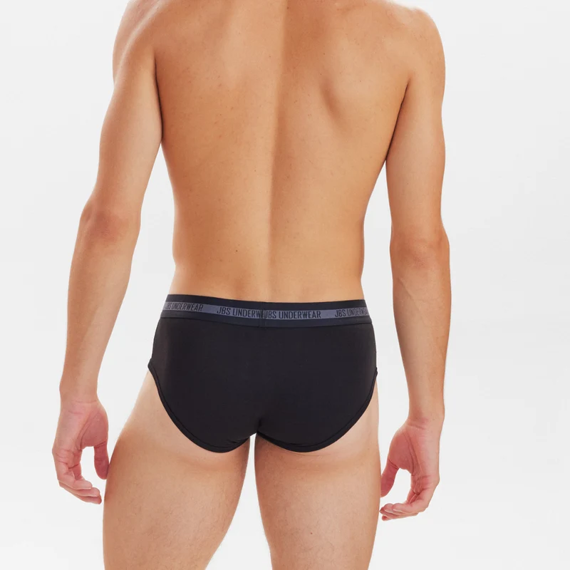 3er-Pack Bambus-Slips für Männer in Schwarz/Grau/Marine