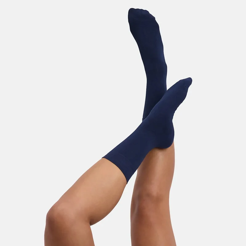 3er Pack Bambussocken blau