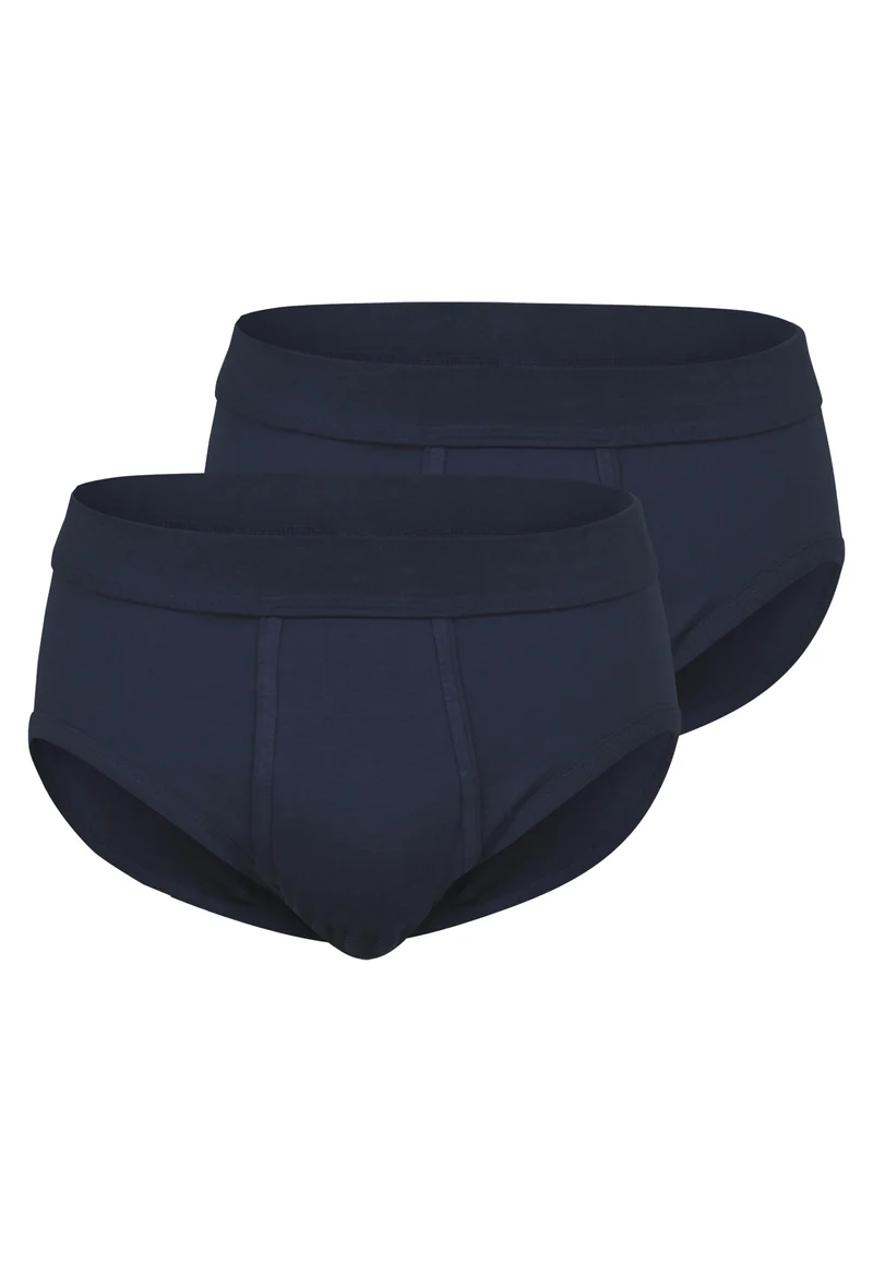 GÖTZBURG Slip, Eingriff 2er Pack blau-dunkel-uni