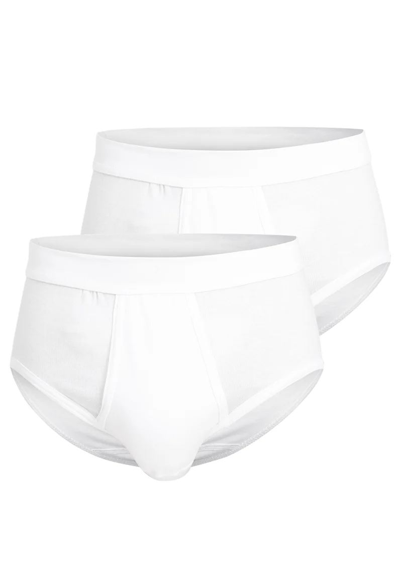 GÖTZBURG Slip, Eingriff 2er Pack weiss