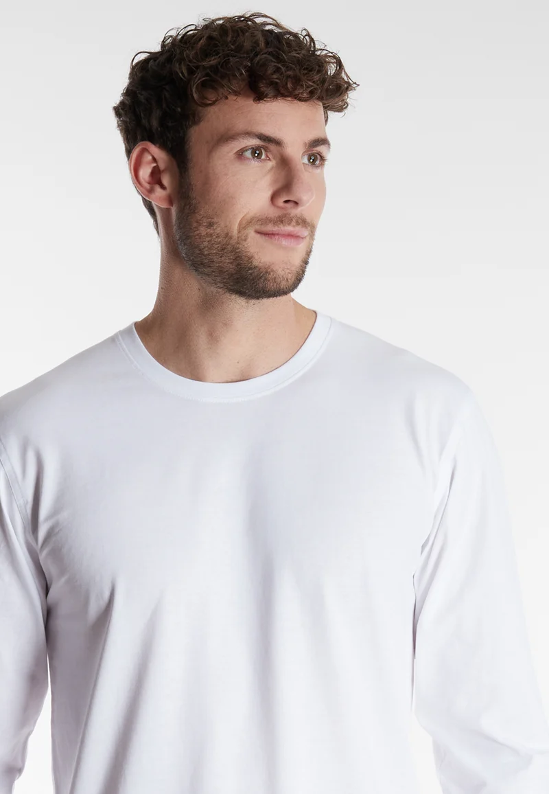 GÖTZBURG Shirt 1/1, Rundhals, 2er Pack weiß-hell-uni