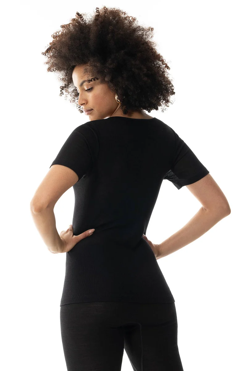 T-Shirt mit Spitze, WOOL LOVE