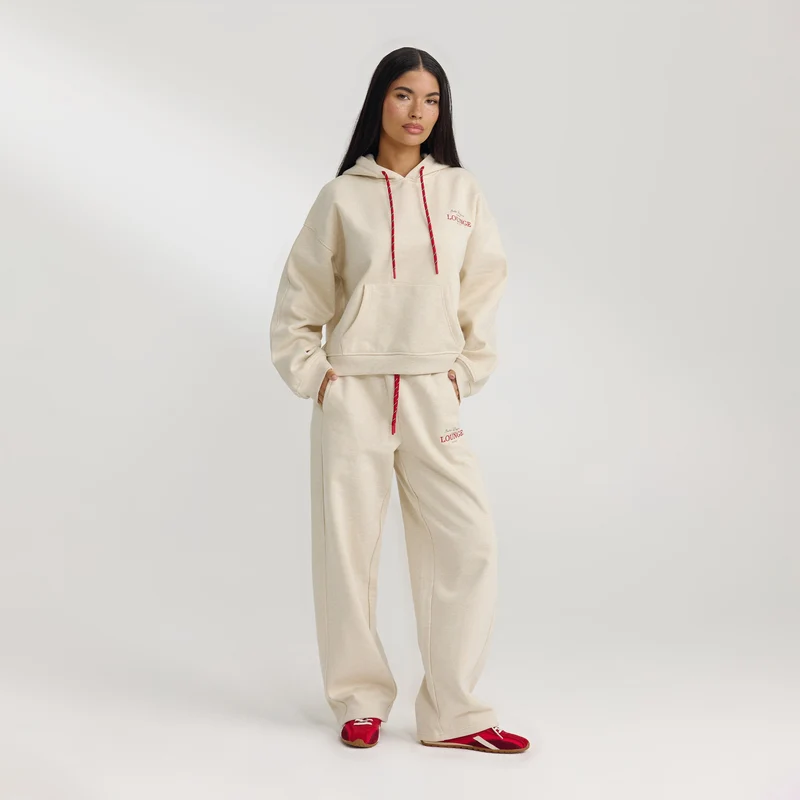 Oversized Hoodie - Oat Marl