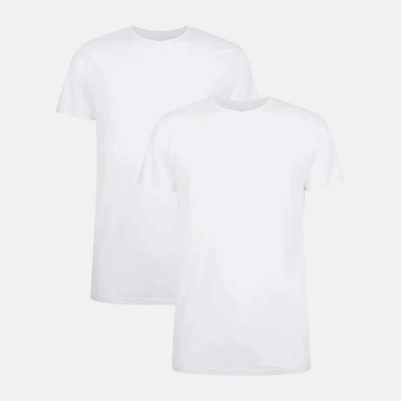 2er-Pack Weißes Bambus-T-Shirt
