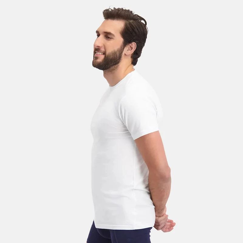 2er-Pack Weißes Bambus-T-Shirt