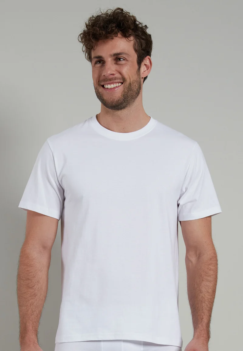 GÖTZBURG Shirt, 1/2, Rundhals 2er Pack weiss