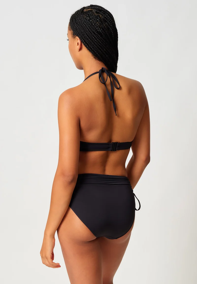 Animal Allure Bandeau bikini top | black 087228-087665