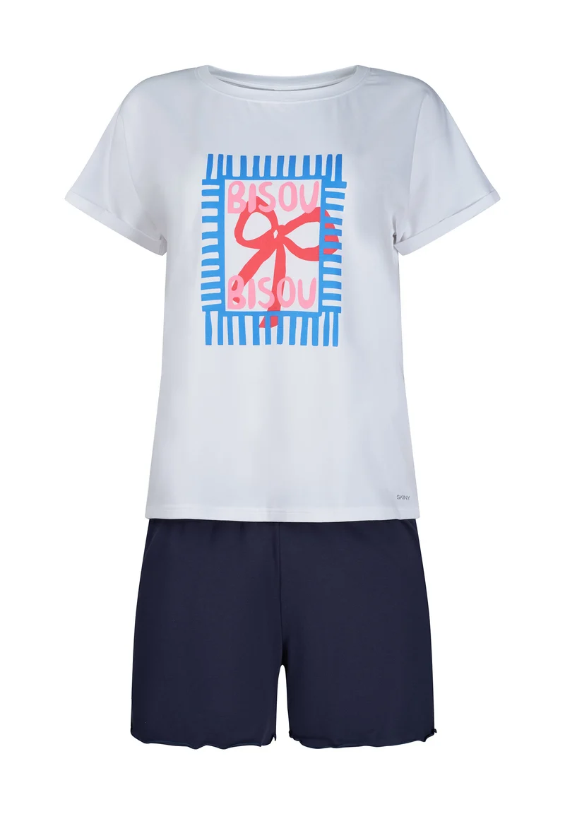 Night In Skiny 02 Pyjama short | white 087254-080500