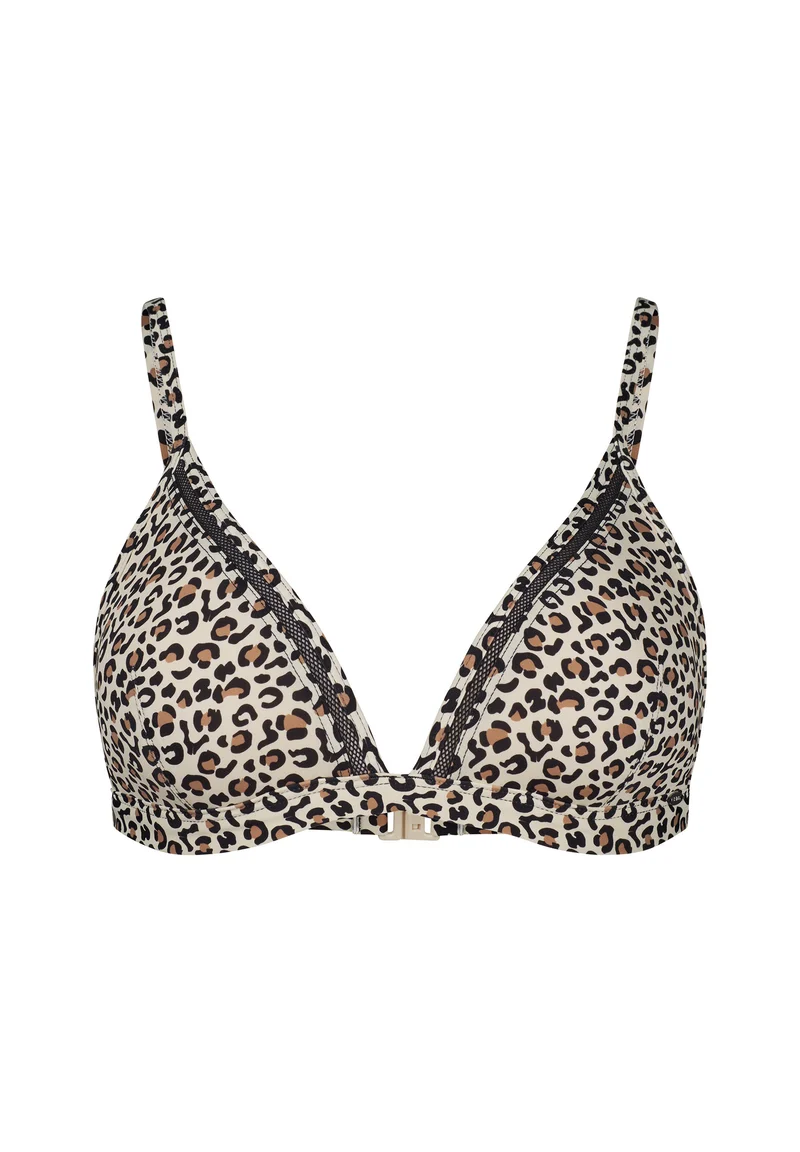 Animal Allure Triangle bikini top | birchginger leo 087227-08A035