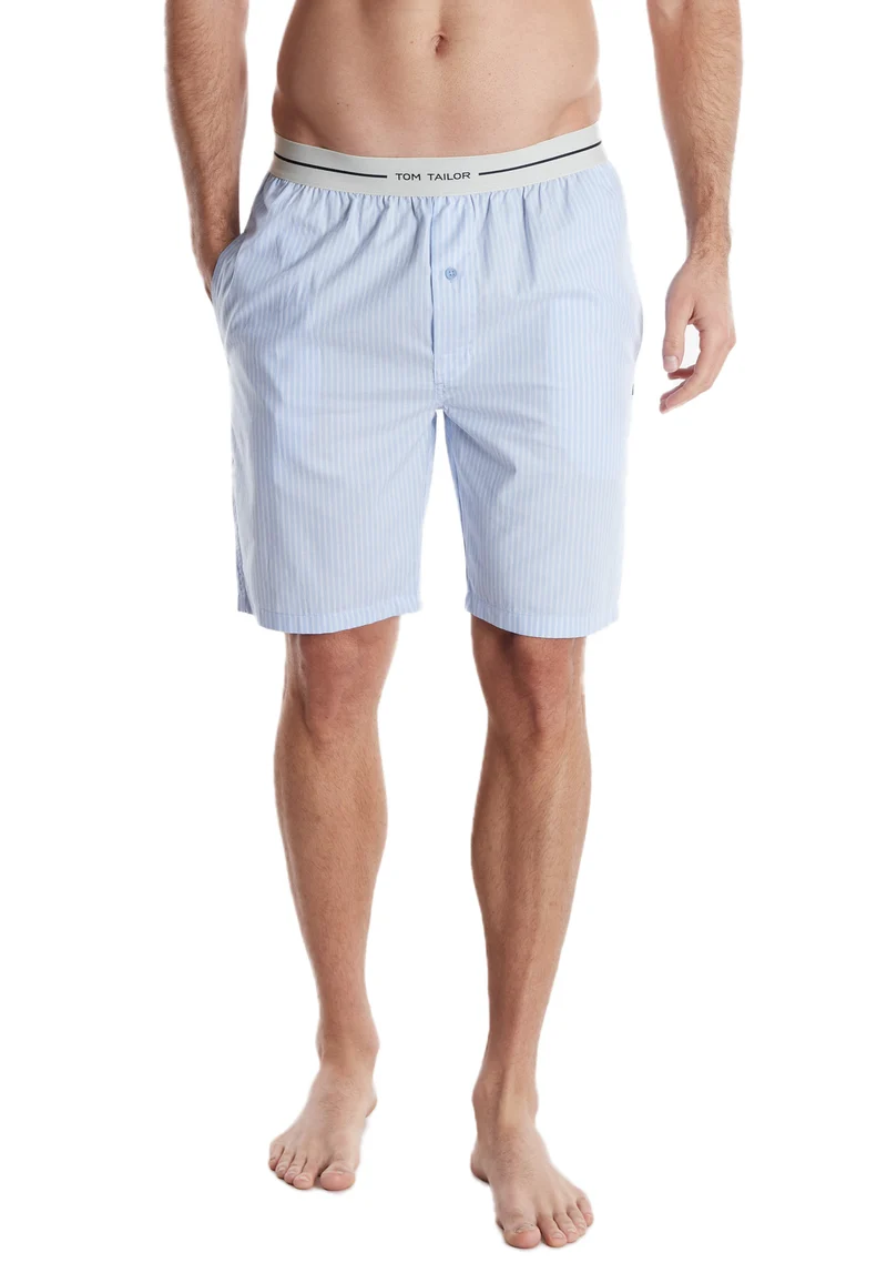TOM TAILOR Bermuda blau-hell-Streifen
