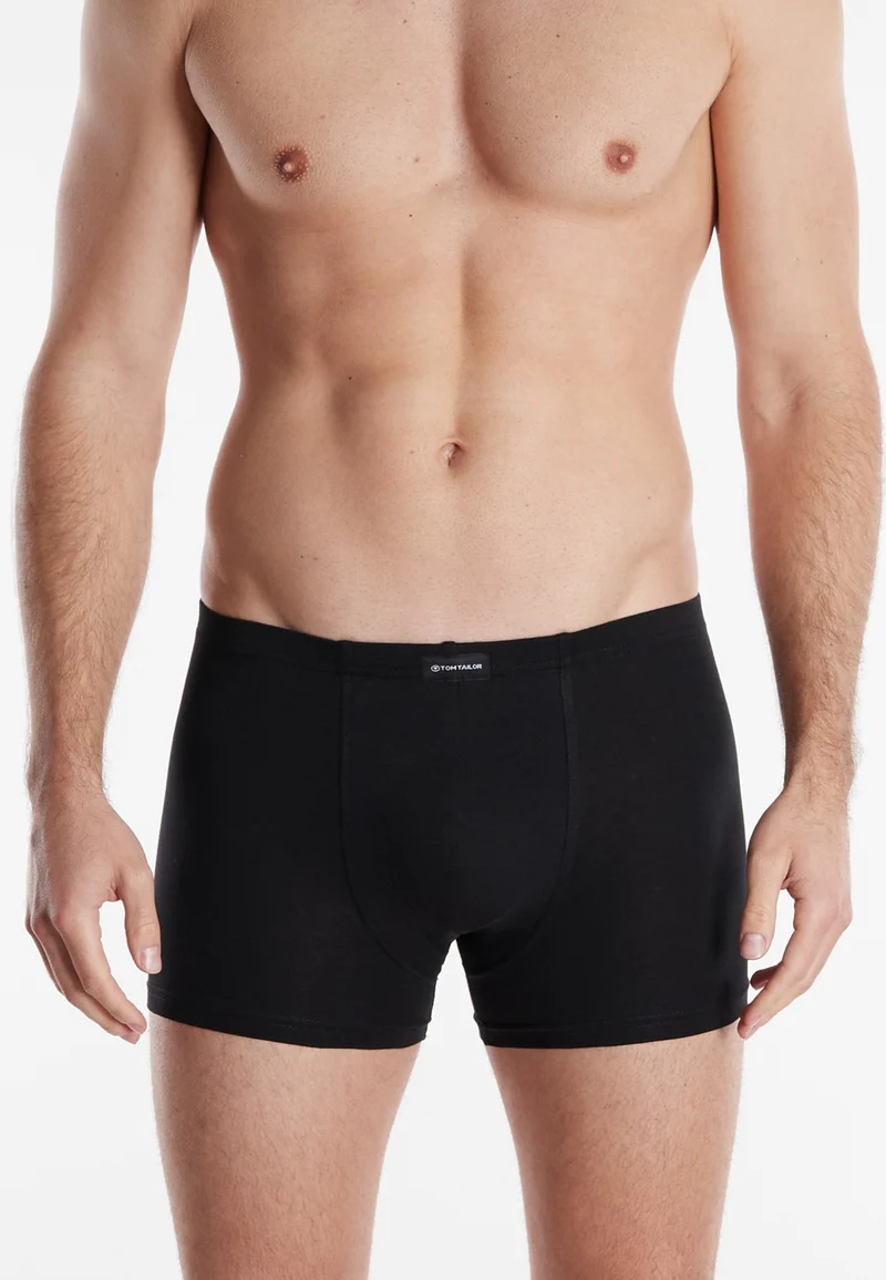TOM TAILOR Pants 4er Pack schwarz-dunkel-uni