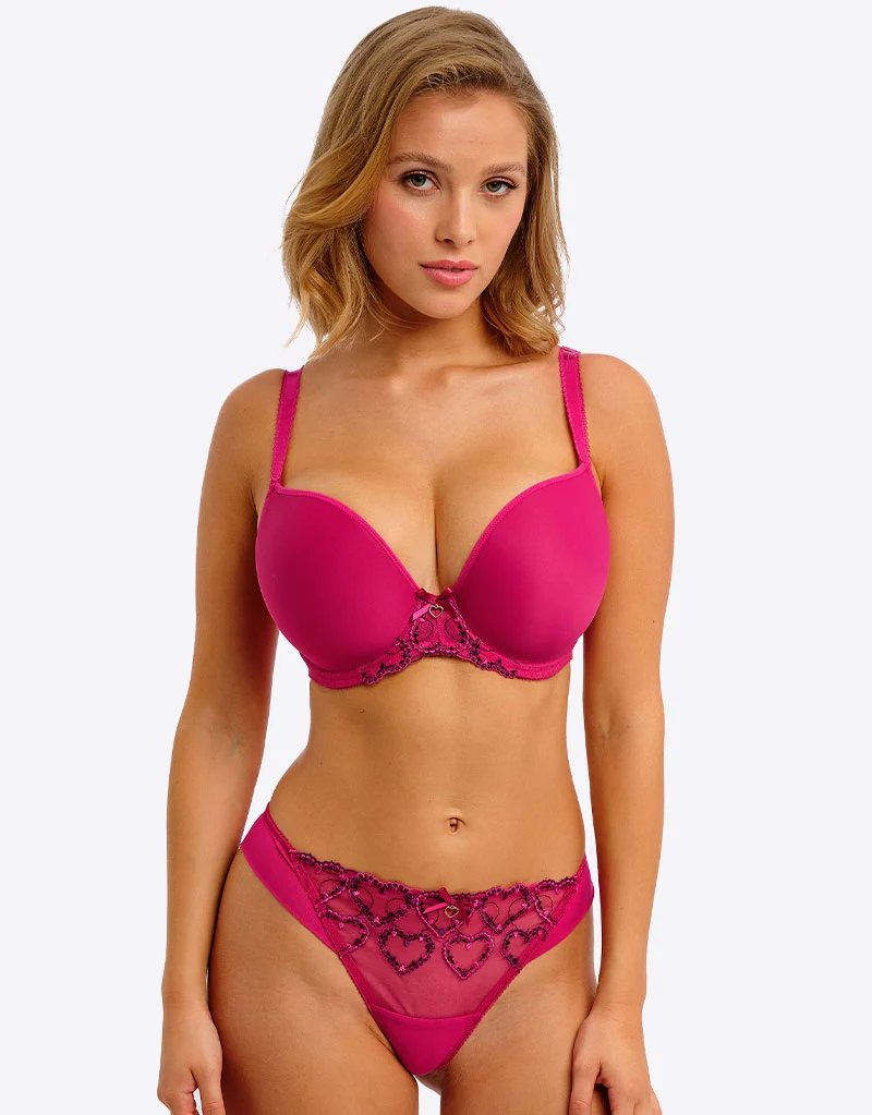 Freya Laurine Brazilian Brief Raspberry Pink