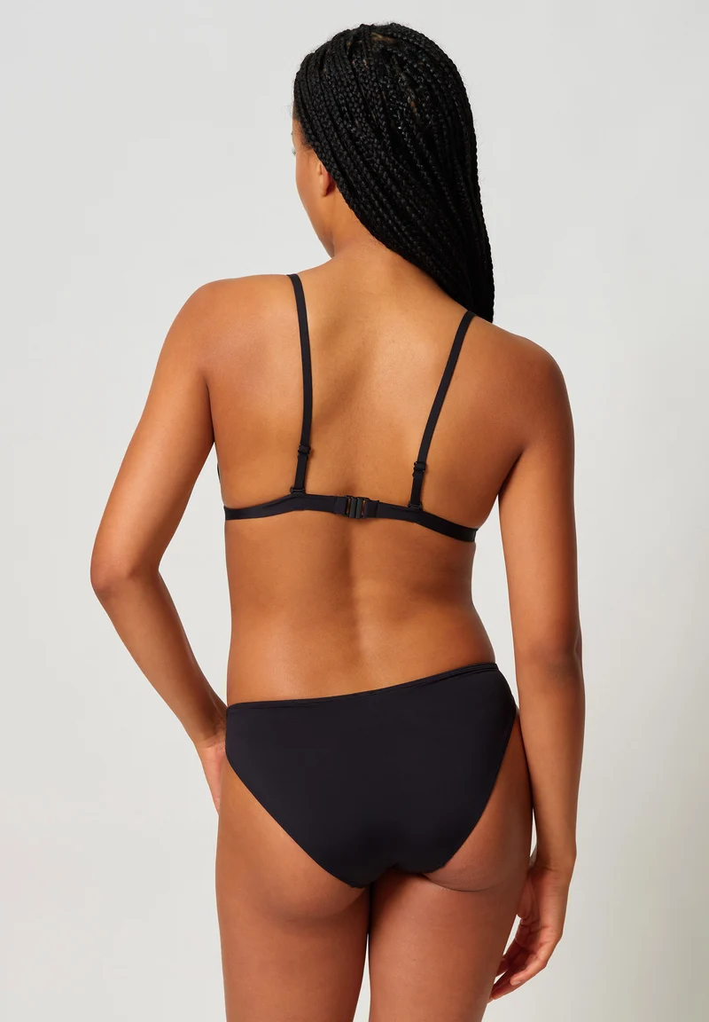 Animal Allure Triangle bikini top | black 087227-087665