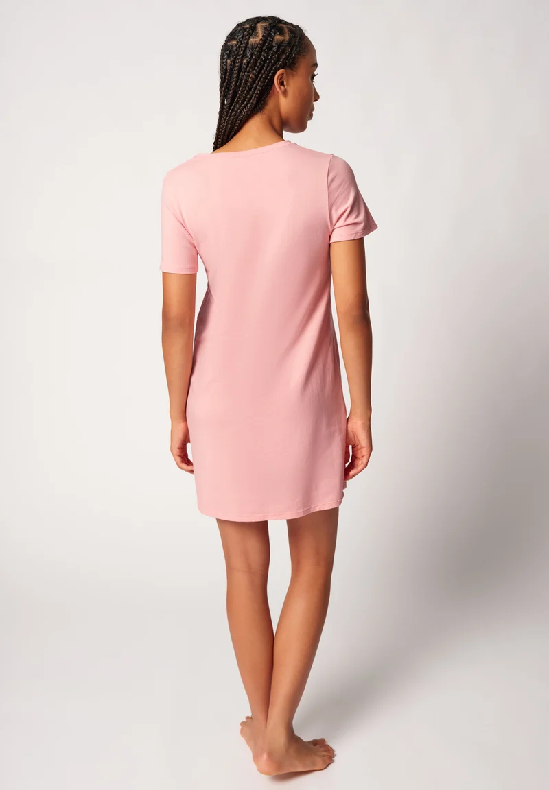 Night In Skiny 01 Sleepshirt short sleeve | bridal rose 086837-08S835
