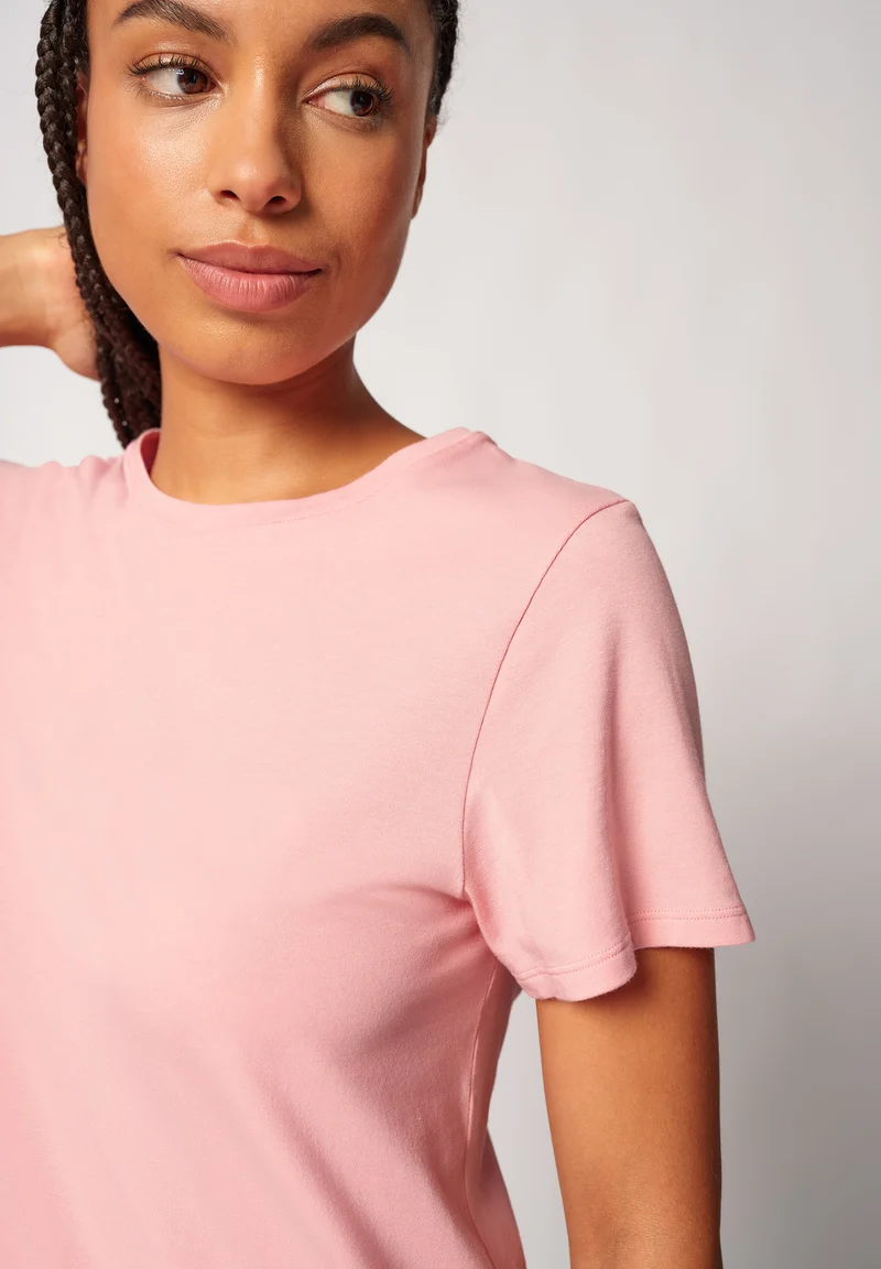 Night In Skiny 01 Sleepshirt short sleeve | bridal rose 086837-08S835