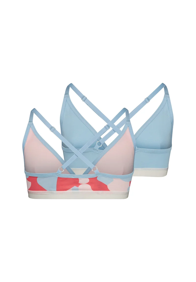 Cotton Elastic Girls crop top remov. pads 2 pack | bloom selection 030077-08S852