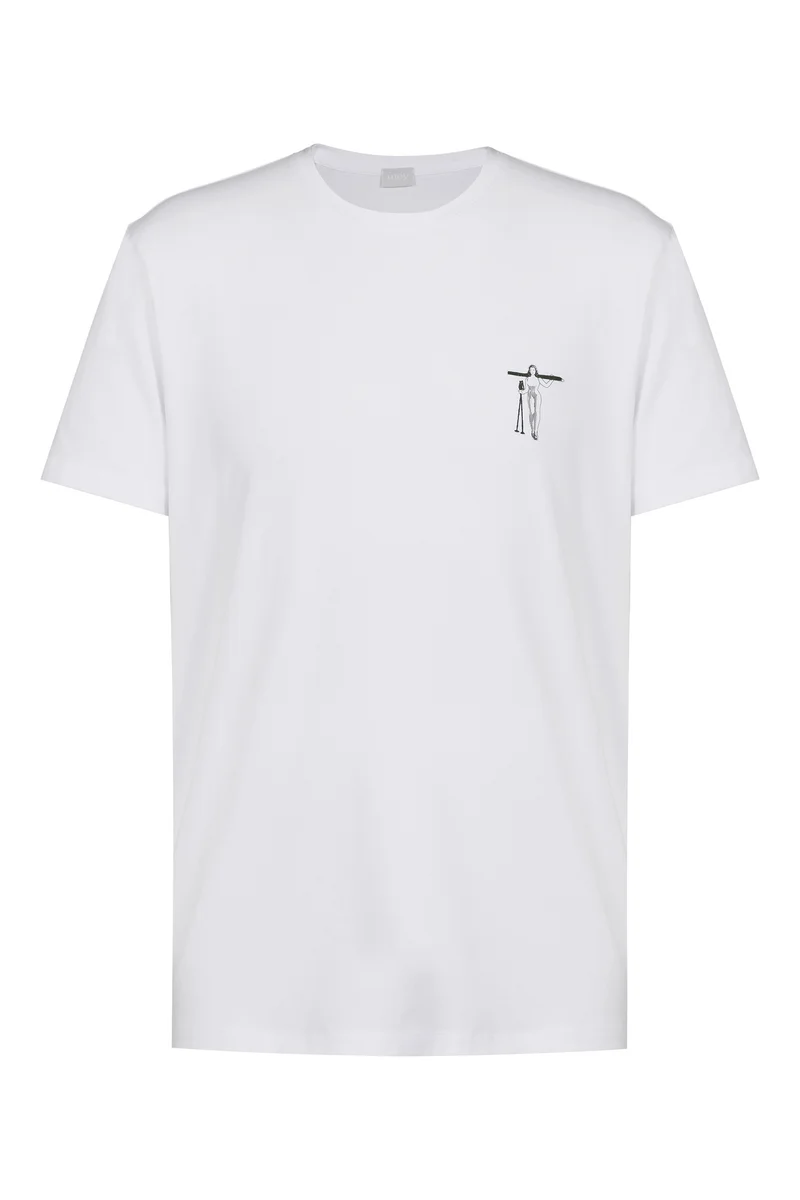 T-Shirt, Rundhals-Ausschnitt, SKI CLUB