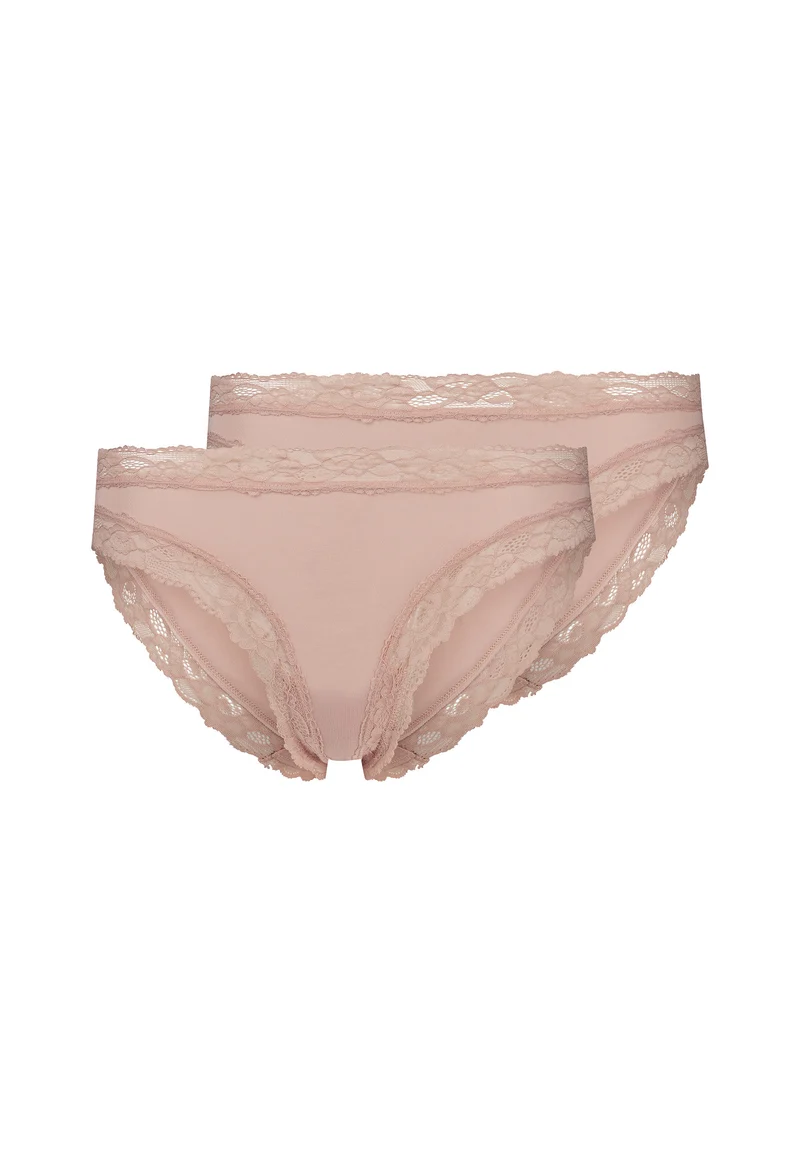 SKINY ADVANTAGE Modal Lace Bikini briefs 2 pack | beige 087429-08A065