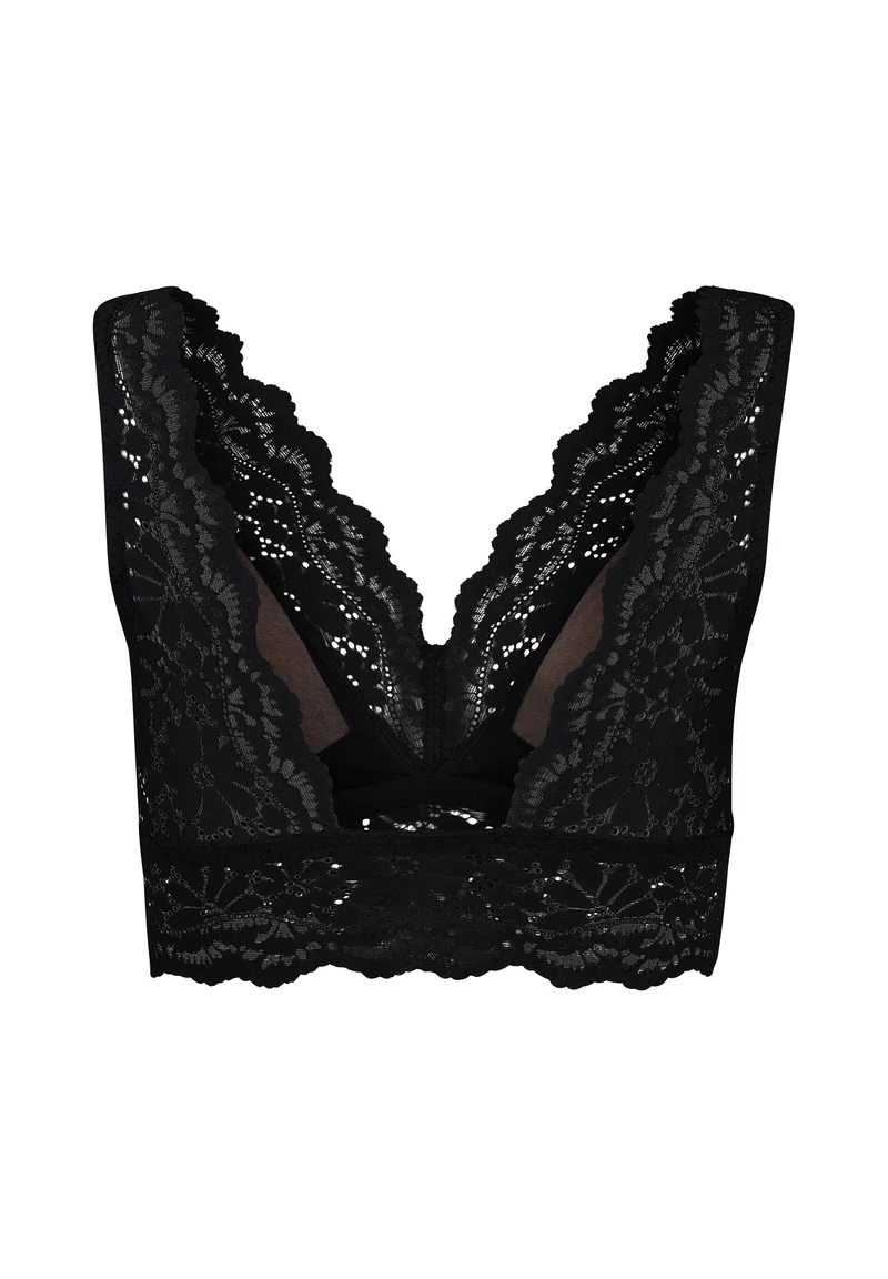 Wonderfulace Crop top remov. pads | black 082902-087665