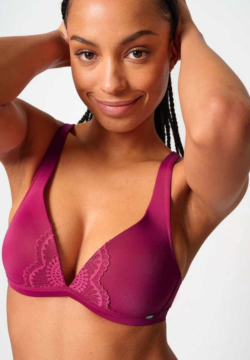 Micrornaments Padded triangle bra | sangria 084584-08S913