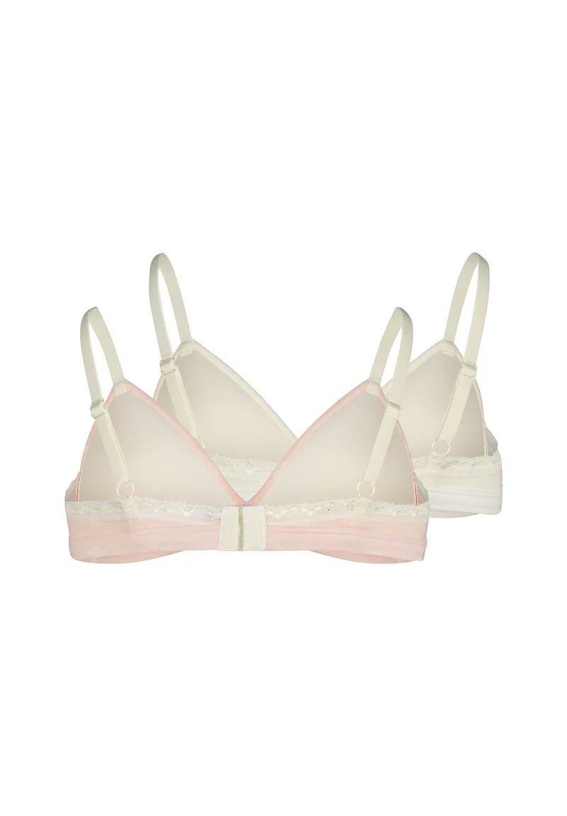 CottonLace Multipack Girls padded triangle 2 pack | pearlflowers selection 030004-08S463