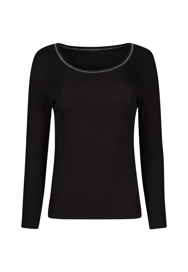 Rib Tops Shirt long sleeve | blacksnow 087851-08A396