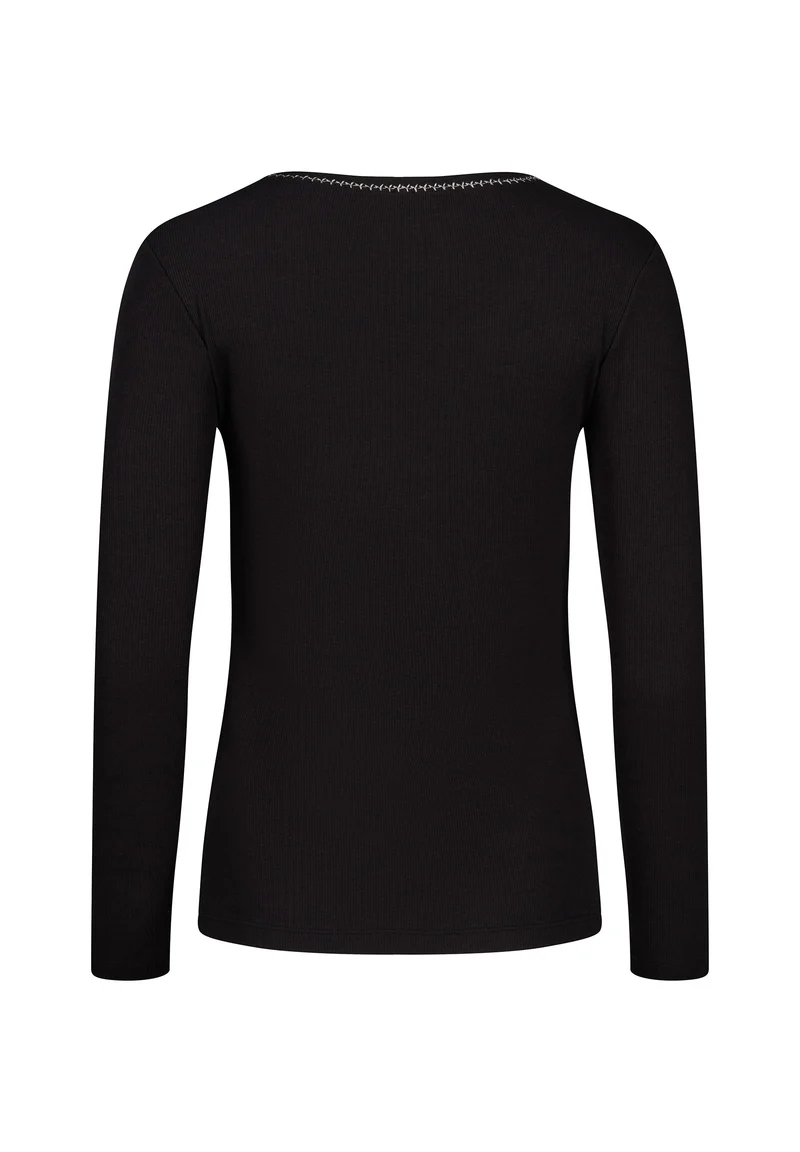 Rib Tops Shirt long sleeve | blacksnow 087851-08A396