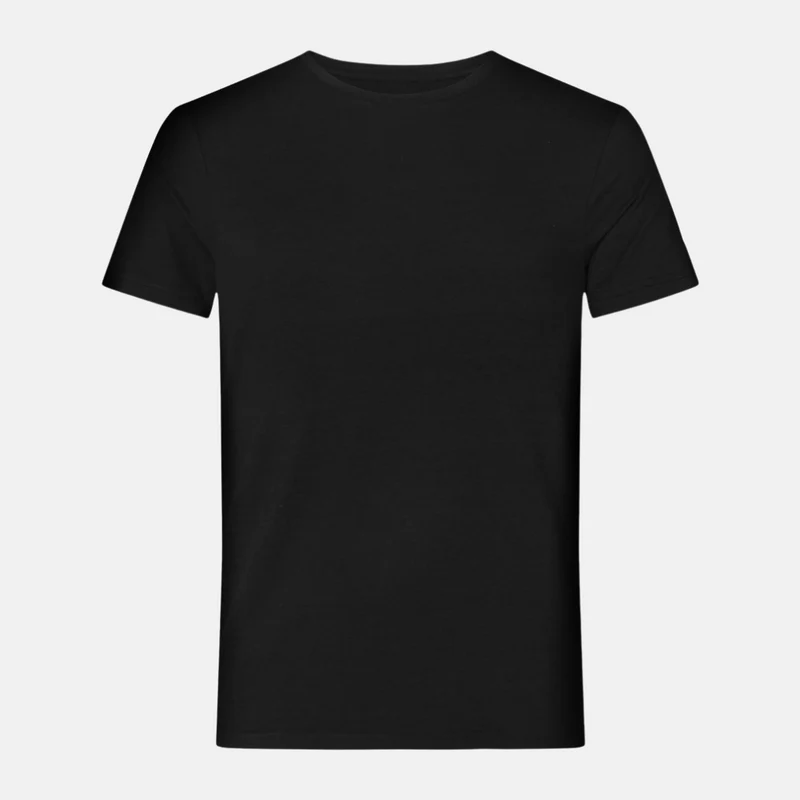 2er-Pack Schwarze Slim Fit Bambus-T-Shirts
