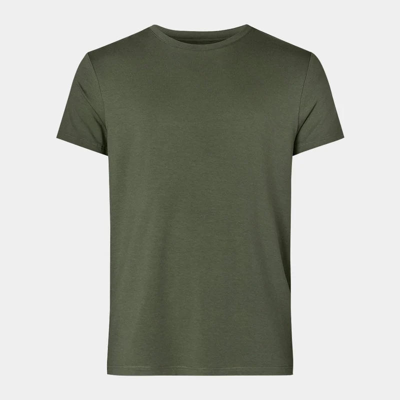 Grünes Bambus-T-Shirt