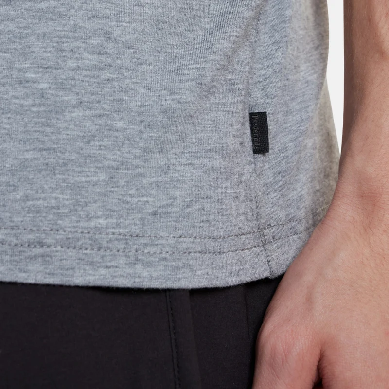 Graues Bambus-T-Shirt