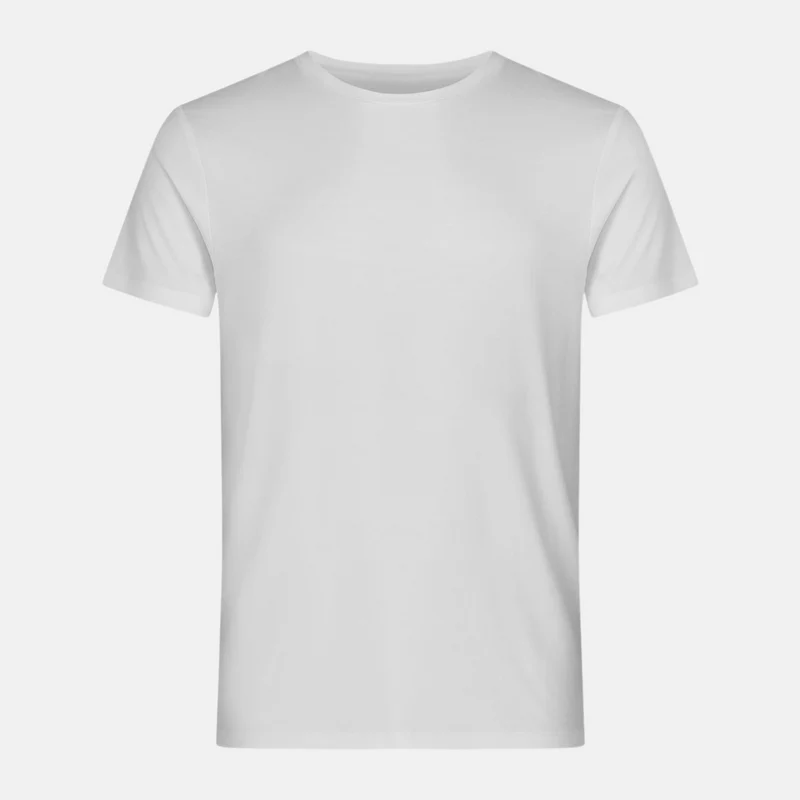 Weißes Bambus-T-Shirt