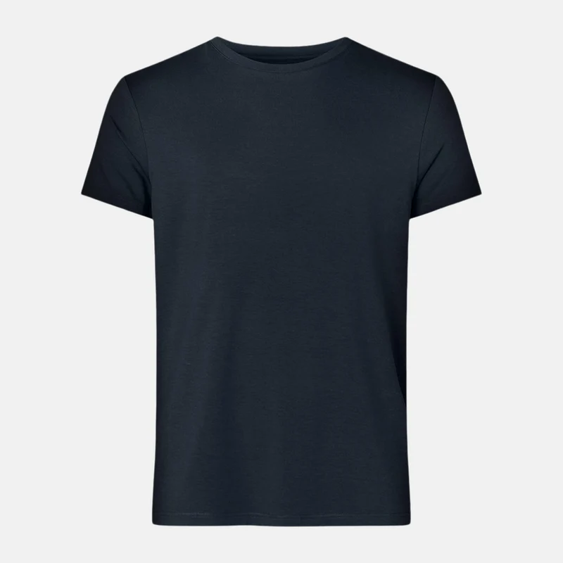 Blaues Bambus-T-Shirt