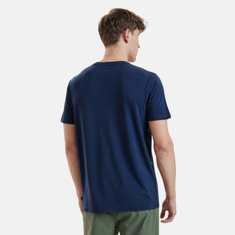 Blaues Bambus-T-Shirt