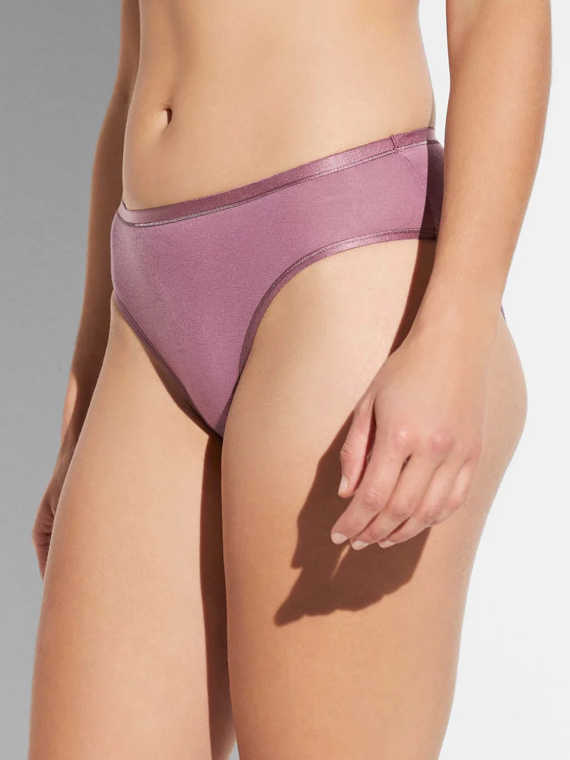 Slip, Briefs PURENESS in Saison-Farbe mulberry, nur noch in Grösse M