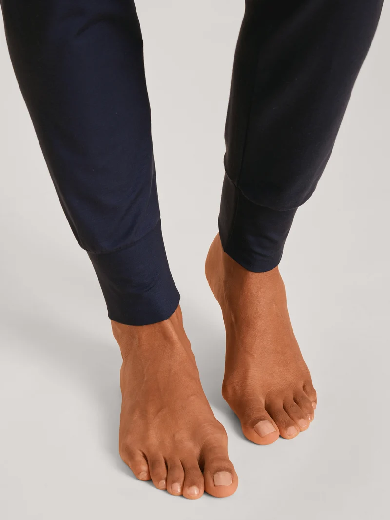 DAMEN Pyjama mit Bündchen