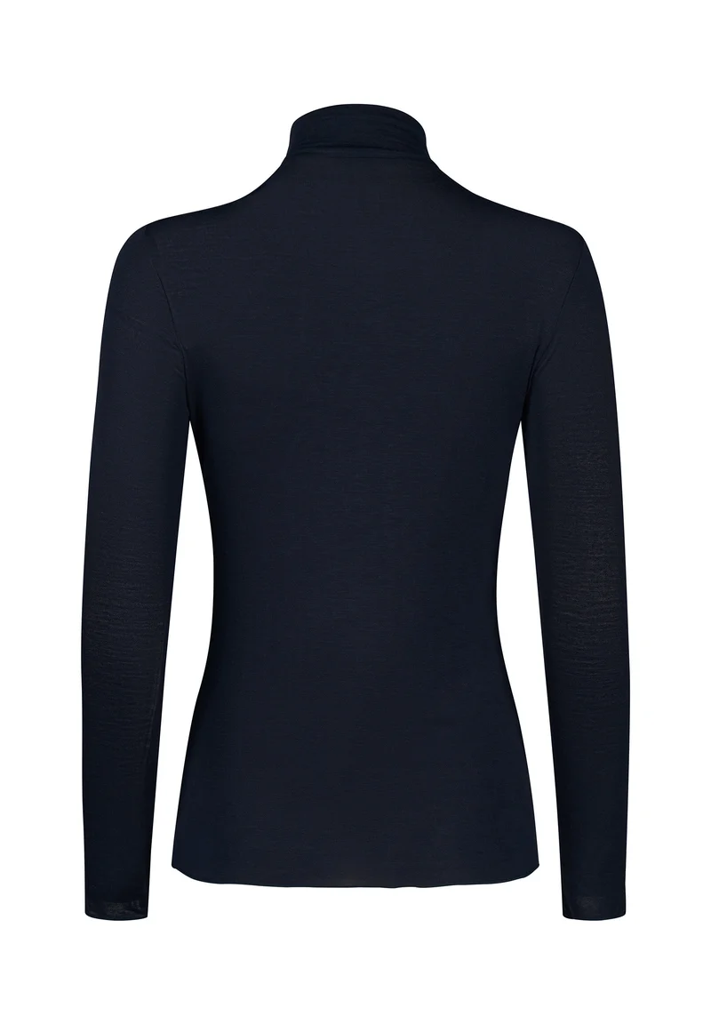 CashmereDeluxe Turtle-Neck Shirt | crown blue 087827-080393
