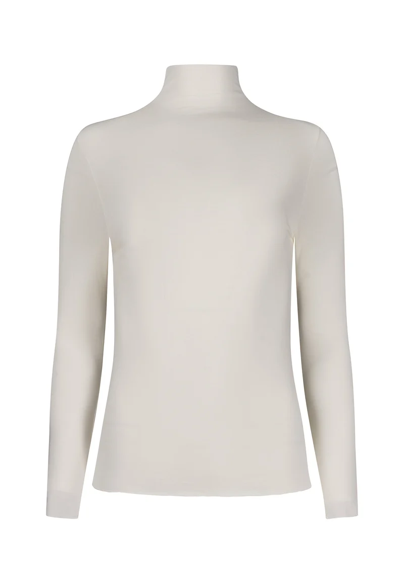 CashmereDeluxe Turtle-Neck Shirt | ivory 087827-087608