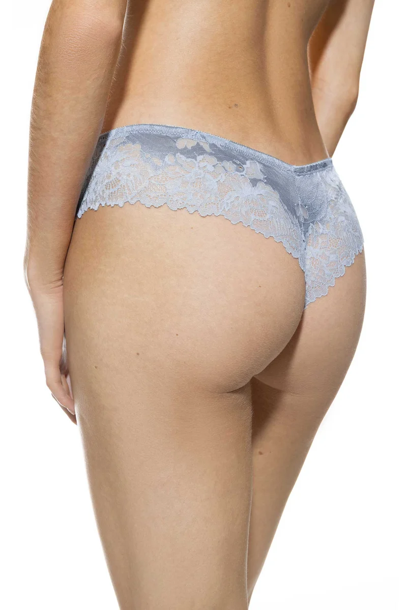 Stringpants, Thong, LUXURIOUS, in Saison-Farbe polar wind