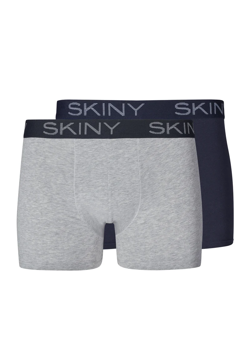 Cotton Multipack Trunks 2 pack | greyblue selection 086835-082062