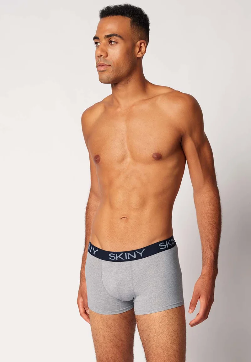 Cotton Multipack Trunks 2 pack | greyblue selection 086835-082062