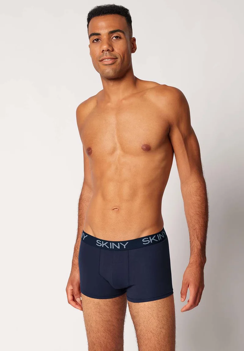 Cotton Multipack Trunks 2 pack | greyblue selection 086835-082062
